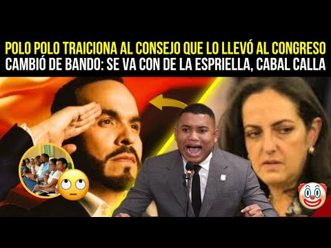 Polo Polo TRAICIONA al CONSEJO que lo llevó al CONGRESO - CAMBIÓ DE BANDO: se va con DE LA ESPRIELLA