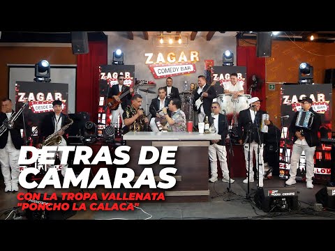 Detrás de cámaras con La Tropa Vallenata "Poncho la Calaca".