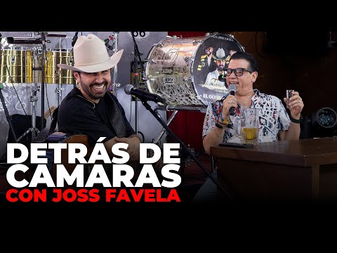 Detrás de cámaras con Joss Favela.