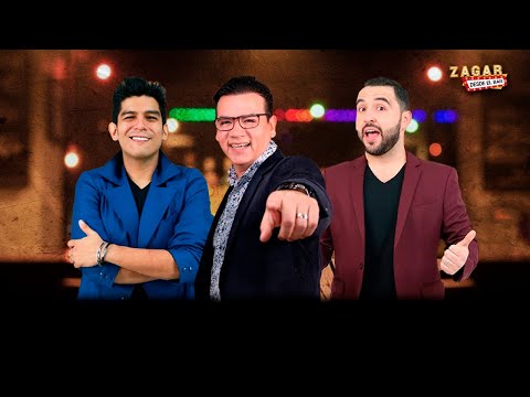 Zagar desde el Bar con Mike Salazar y Elías Medina.