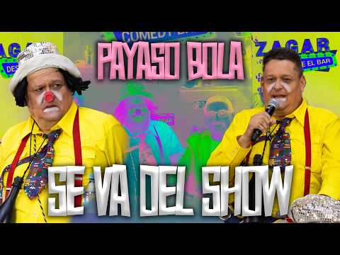 🎭 ¡Payaso Bola no aguanta y se sale del set en pleno desmadre! 🤣 #ZagarDesdeElBar #Payasos