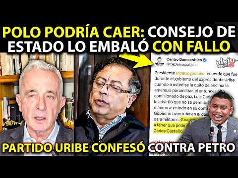 C. DEMOCRÁTICO HIZO GRAVE CONFESIÓN contra Petro. Polo Polo AHORA SÍ EMBALADO por Fallo C. de Estado