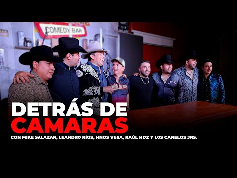 Detrás de Cámaras con Mike Salazar, Leandro Ríos, Hnos Vega, Raúl Hdz y Los Canelos Jrs.