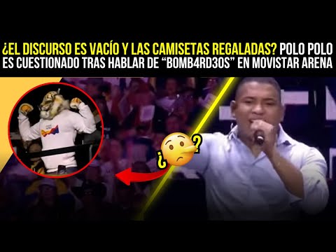 ¡VERGONZOSO! 😬 Polo Polo HABLA DE ‘BOMB4RD30S’ y la gente LO APLAUDE en PLENO SHOW POLÍTICO 😱