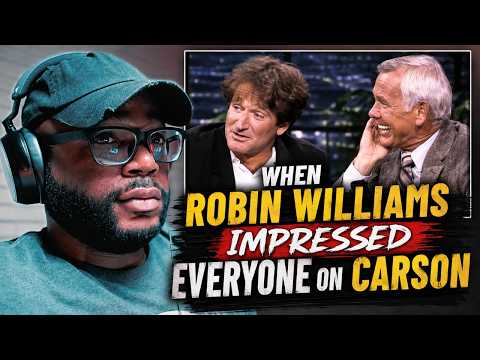 I’ve NEVER Seen Johnny Carson Laugh This Hard 😂 | Robin Williams Reaction