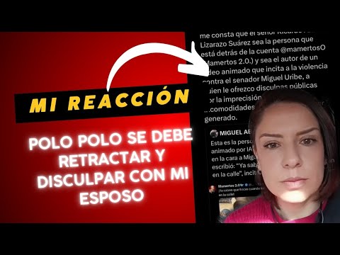 Polo Polo se retracta y ofrece disculpas a mi esposo 