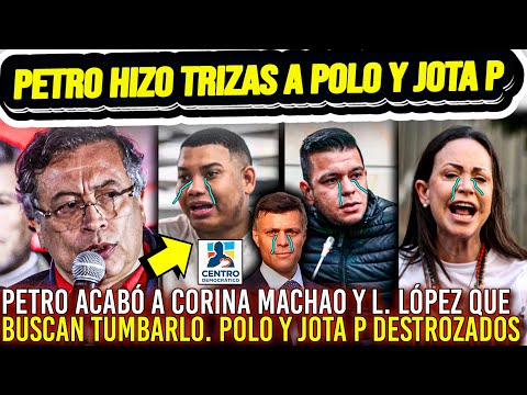 PETRO HIZO TRIZAS A POLO POLO Y JOTA CON ESTO. ACABÓ GOLPISTAS VENEZOLANOS ALIADOS DE URIBE 😱