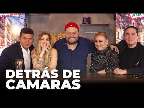 Detrás de cámaras con Cosos Cañón, Ana Show, Aldo Show, Marisol Vázquez, Juan Manuel "Paparazzi".
